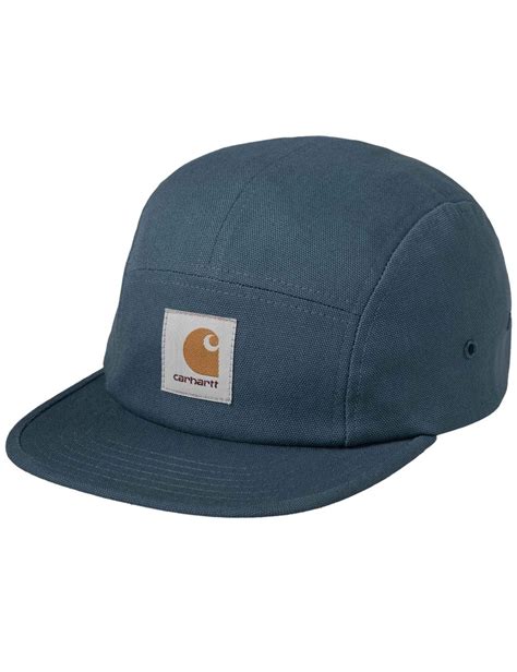 Carhartt Wip Backley 5 Panel Cap Storm Blue Accessories From Fat