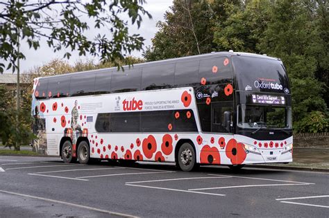 Stagecoach West unveils poppy-liveried Oxford Tube coach - routeone