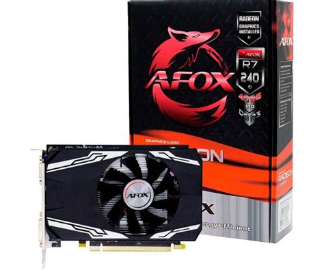 Видеокарта AFOX Radeon R7 240 4GB DDR3 (AFR7240-4096D3H4) – фото ...