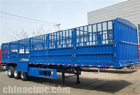 Cimc Ton Fence Cargo Truck Trailer For Sale In Tanzania