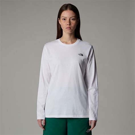 Simple Dome Langarm Shirt F R Damen The North Face De