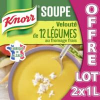 Soupe D Shydrat E L Gumes Fromage Frais Knorr Les Briques De L