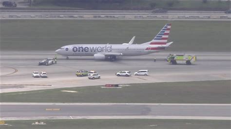 American Airlines Plane Makes Emergency Landing At Miami International