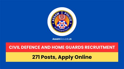 Civil Defence And Home Guards Recruitment 2024 271 Posts Apply Online