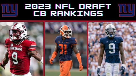 2023 Nfl Draft Cornerback Rankings Youtube