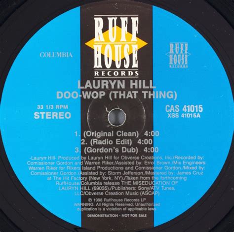 Lauryn Hill Doo Wop That Thing 1998 Vinyl Discogs