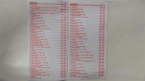 Menu Em Saldanha Lanches Pub Bar Suzano R Baruel