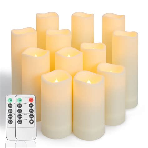 Amazon Metaku Flameless Flickering Candles Battery Operated Led