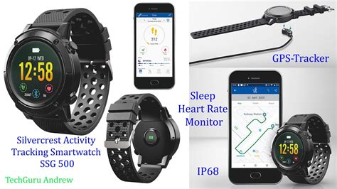Silvercrest Activity Tracking Smartwatch SSG 500 A1 REVIEW YouTube