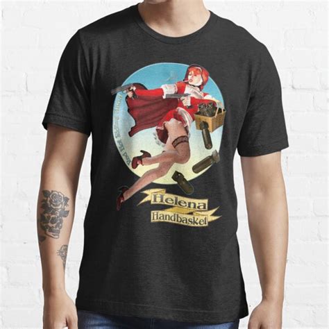 Helena Handbasket Red Hot Riding Hood T Shirt For Sale By