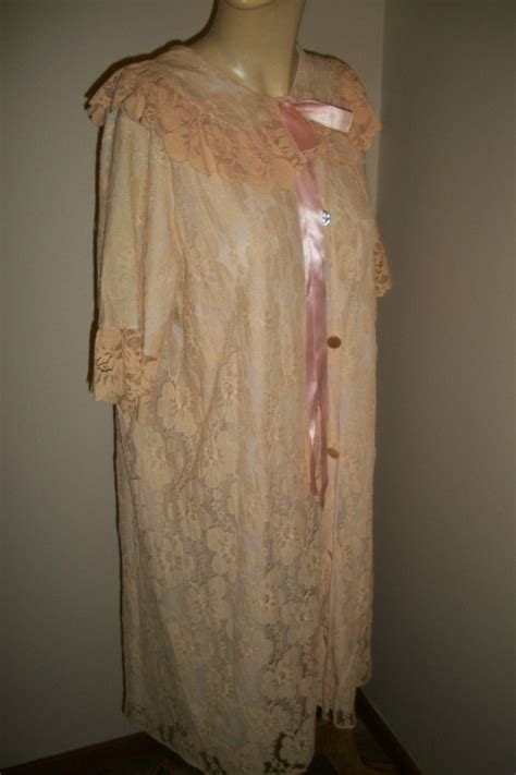 Antique Lingerie Lace Robe Gem