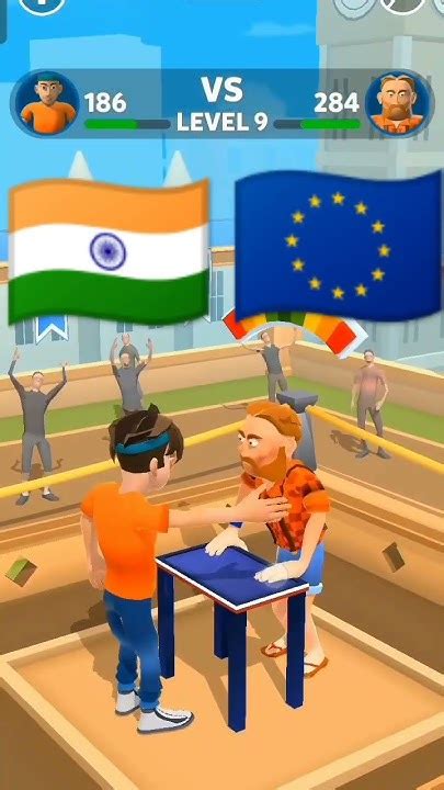 India 🇮🇳🇮🇳 Vs European 🇪🇺🇪🇺 Slap King Exshivam Shorts Slapkings