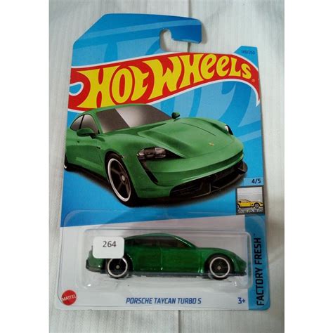 Hot Wheels Porsche Taycan Turbo S Factory Fresh Green Shopee Malaysia