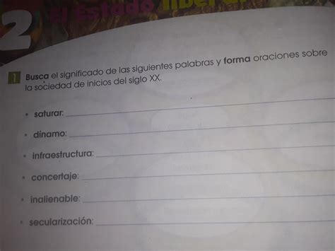 Busca El Significado De Las Siguientes Palabras Y Forma Oraciones Sobre