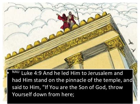 Luke 4, Temptation of Jesus, led by the Spirit, it’s God’s universe,