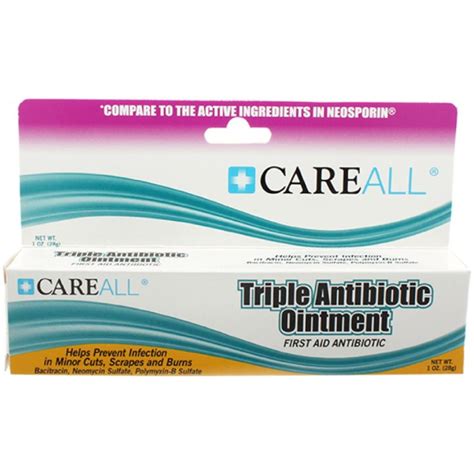 CareAll 1 Oz Triple Antibiotic Ointment Compare To Neosporin Your