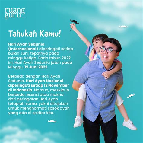 Apa Bedanya Hari Ayah Nasional Dan Hari Ayah Sedunia Simak Sejarahnya