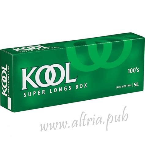 Kool 100 S Box Cigarettes Altria Pub Shop Online