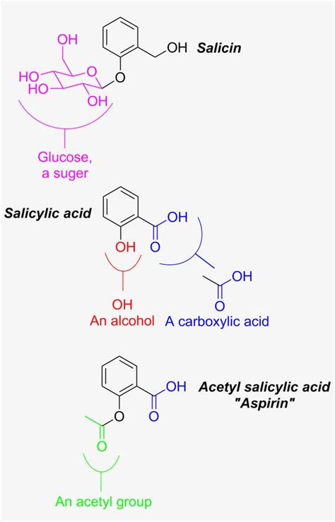 The Different Structures Of Salicin Salicylic Acid 995x1499 Png