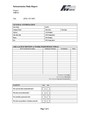 34 Free Editable Daily Report Templates In MS Word DOC PdfFiller