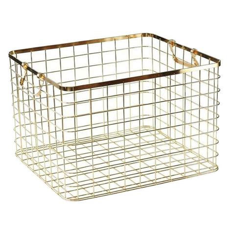 Wäschekorb Drahtkorb Metallkorb Aufbewahrungskorb Organizer Box