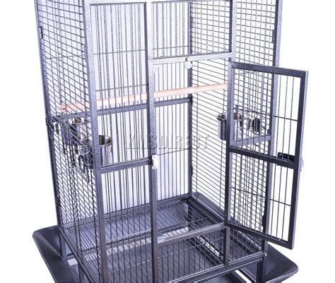 FoxHunter Large Metal Bird Cage With Stand Aviary Parrot Budgie Canary