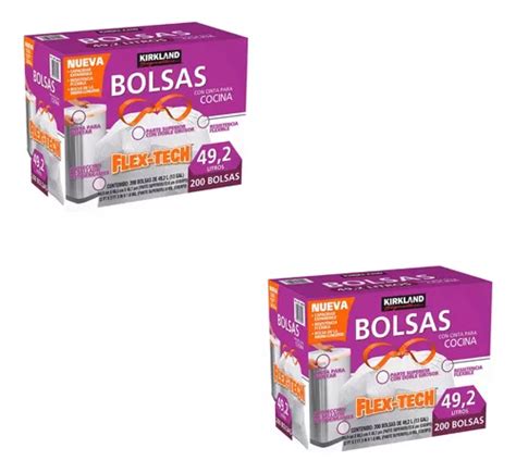 Kirkland Bolsas Para Basura Con Cinta 400 Piezas Blanco MercadoLibre