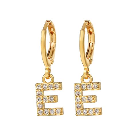 Aasfjeg Mexican Party Decorations Initial Earrings Alphabet