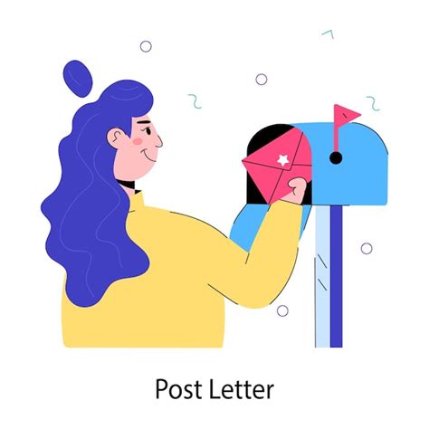 Premium Vector Check Out Doodle Mini Illustration Of Post Letter