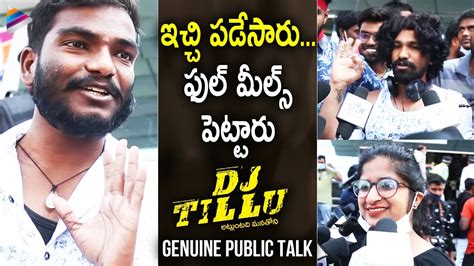 DJ Tillu Movie Public Talk Siddhu Jonnalagadda Neha Shetty Thaman