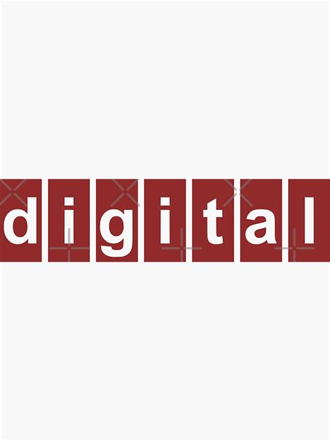 Digital Equipment Corporation Dec Sticker For Sale By Byruit Redbubble