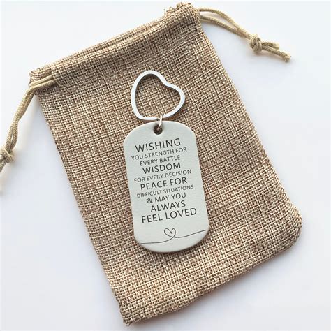 Engraved Full Grain Leather Keyring-positive - Etsy