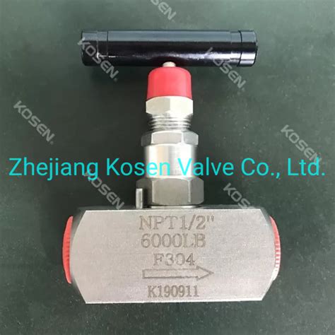 Stainless Steel Straight Handle Needle Valve With Thread China Cast