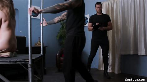 Bound Brunette Interracial Dp Banged