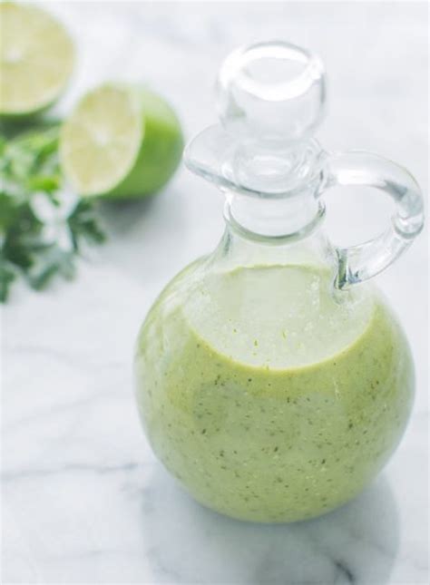 An Easy Creamy Cilantro Lime Dressing Made With Greek Yogurt So Good