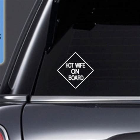 Hot Wife Car Decal Etsy