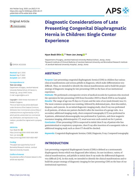 Pdf Diagnostic Considerations Of Late Presenting Congenital