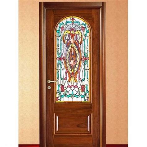 Printed Glass Wooden Door At Rs Square Feet Wooden Glass Door In