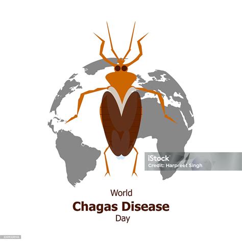 Qual O Vetor Da Doença De Chagas - Vetores de Vetor Do Dia Mundial Da Doença De Chagas Ilustração 14 De ...