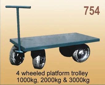 Material Handling Trolley Platform Trolley Manufacturer From Kolkata