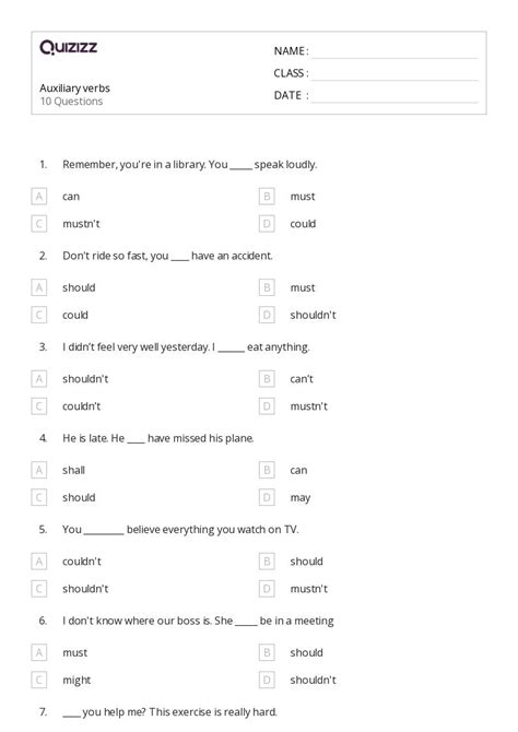 50 Verbs Worksheets For 5th Class On Quizizz Free And Printable