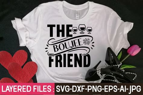 The Boujee Friend Svg Cut File Graphic By Gatewaydesign Creative Fabrica