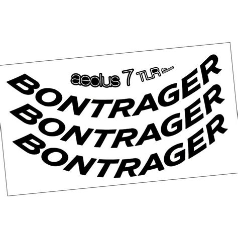 Two Wheel Sticker Set For Bontrager Aeolus D3 7 Tlr Road Bike Bicycle