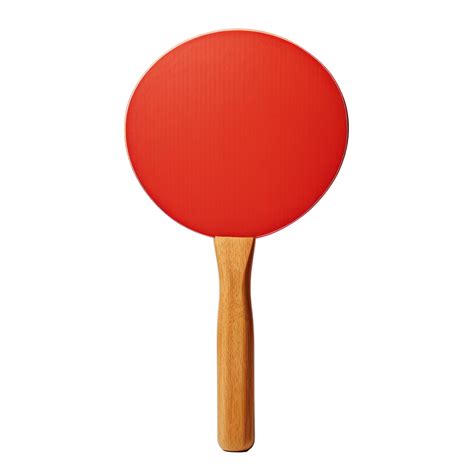 Ping Pong Paddle Against Transparent Background Png