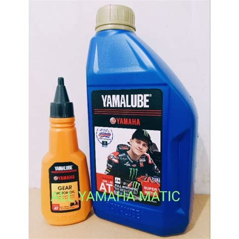 Jual PAKET OLI YAMALUBE SUPER MATIC 1 L ORIGINAL YAMALUBE GEAR 100 ML