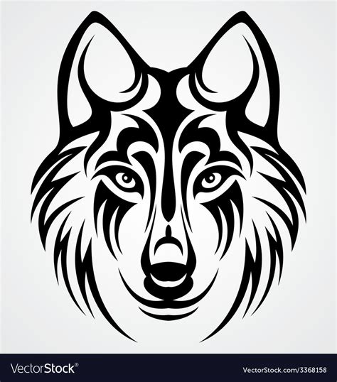 Tribal Wolf SVG