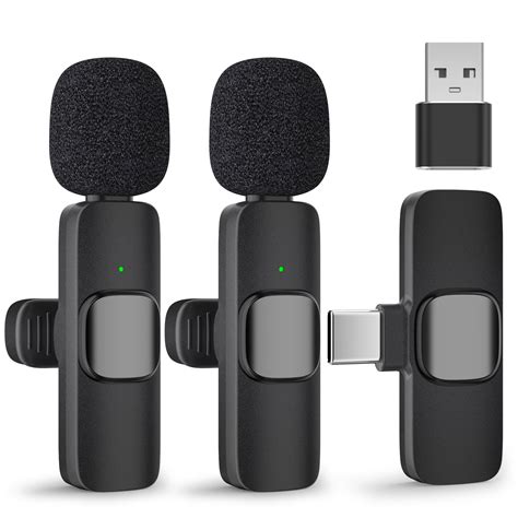 Snapklik.com : KMAG USB C Wireless Lavalier Microphones For iPhone 15 ...