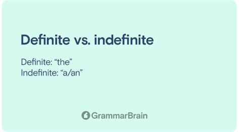 Understanding A Definite Article Definition Examples How To Use