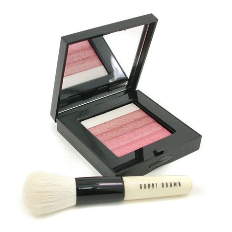 Bobbi Brown Shimmer Brick Compact Duo Rose 2 Pc Set 0 4oz Shimmer Brick Compact Mini Face