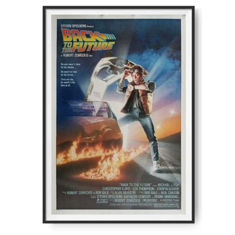 Back to the Future (1985) Original US One Sheet Poster (sold) - Cinema Poster Gallery